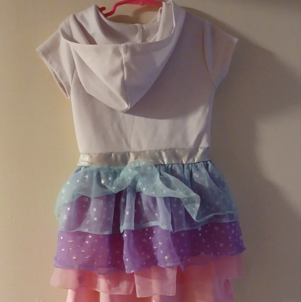 LOL SURPRISE GIRLS DRESS. REALLY CUTE PINK BLUE WHITE COLORS. - Picture 2 of 5